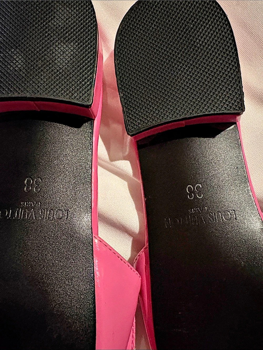 Inspired by Logo Slide Sandals Pink EU 38 - Picture 4 of 10